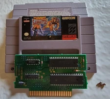 Super Nintendo SNES Saturday Night Slam Masters Authentic Cleaned Tested Working