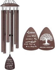 Memorial Wind Chimes Outside Sympathy Gift Loss of Loved One Prime Mom Dad Ideal