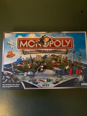 Monopoly Neuseeland Das Hier & Jetzt Edition Brettspiel Parker Brothers 2007 selten