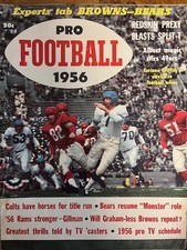 Pro Football Magazine 1956 Cleveland Browns