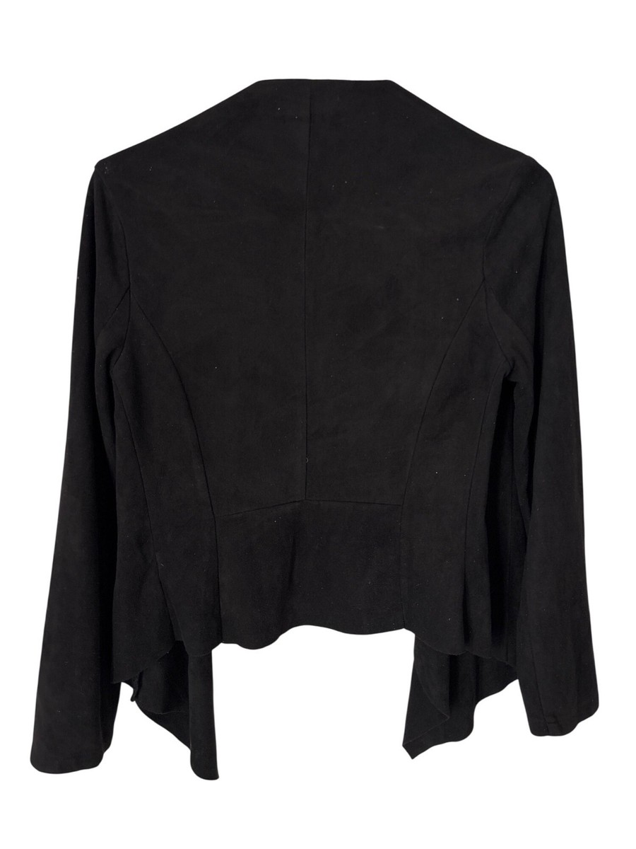 She + Sky Cardigan Sweater Size Small Open Front Long Sleeve Solid