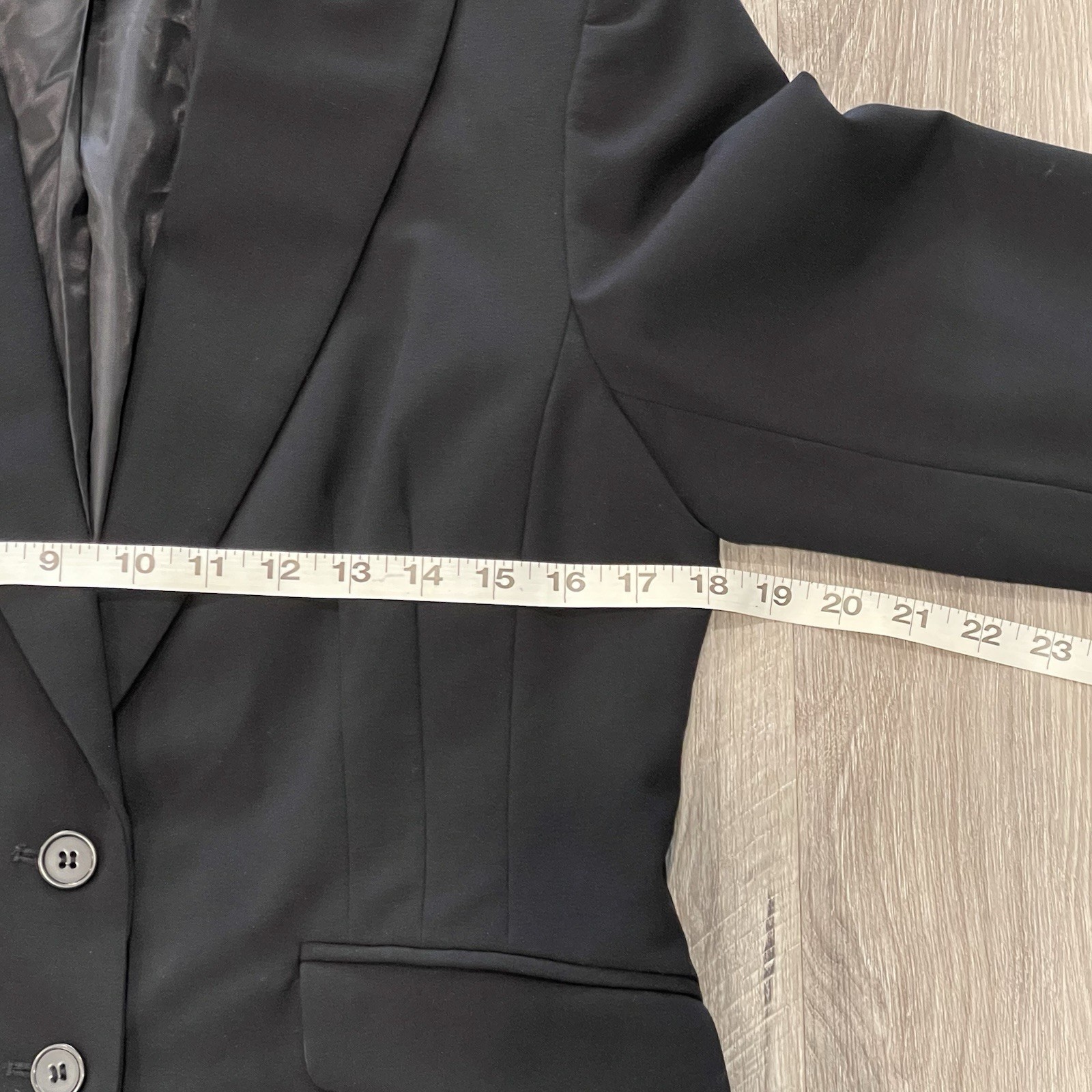 Apostrophe Essentials Button-Up Lined Blazer Jack… - image 3