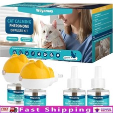Cat Calming Diffuser 6-in-1 Pheromone Kit Anxiety Relief Long Lasting 120 Days