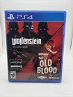 Wolfenstein The New Order + The Old Blood - PS4 - 2 Game Set