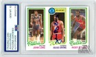 Julius Erving 1980 Topps All Star Version 2 Autograph Card #1 PSA/DNA 10