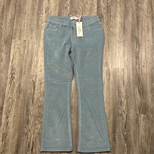 VINEYARD VINES YOUTH GIRL BLUE KICK FLARE CORUROY PANTS NEW 12