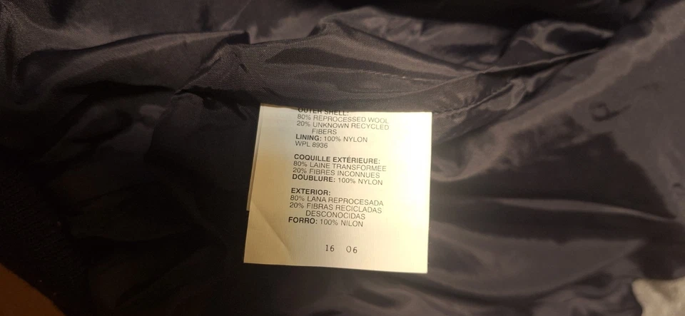 2008 DeLong Varsity Sz Large Letterman Jacket Wool Leather Patches Patches Ethan - Image 4 of 4