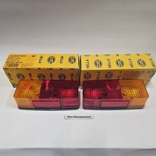 2x Hella Rückleuchten Universal Anhänger Baumaschinen Traktor
