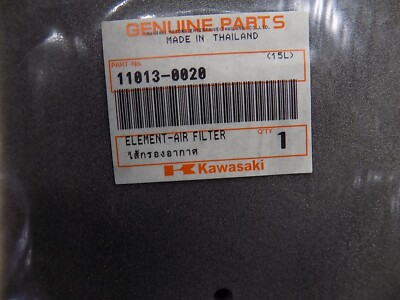 NEW OEM KAWASAKI AIR FILTER ELEMENT / 11013-0020 / NINJA EX-250