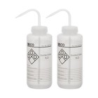 2PK Distilled Water Wash Bottle, 1000ml - Wide Mouth - LDPE - Eisco Labs