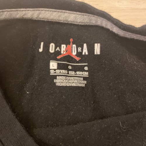 AIR JORDAN 100% Cotton Michael Jordan Logo T-Shirt L Youth Large (12-13 Years) - Picture 5 of 5