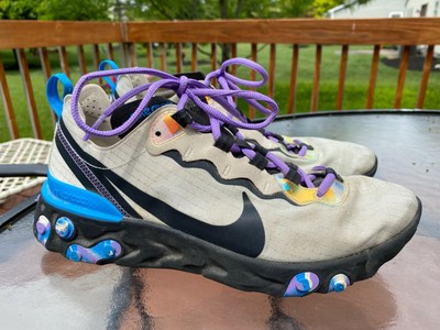 nike react element 55 blue hero