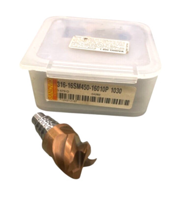 Sandvik 316-16SM450-16010P Grade: 1030 - .6299'' Solid Carbide CoroMill