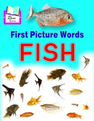 Board - First Picture Words   FISH - New paperback or softback - P555z