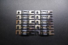 10 PK 150 AMP ANL FUSE FUSES NICKEL PLATED INLINE WAFER CAR AUDIO STEREO ANL150