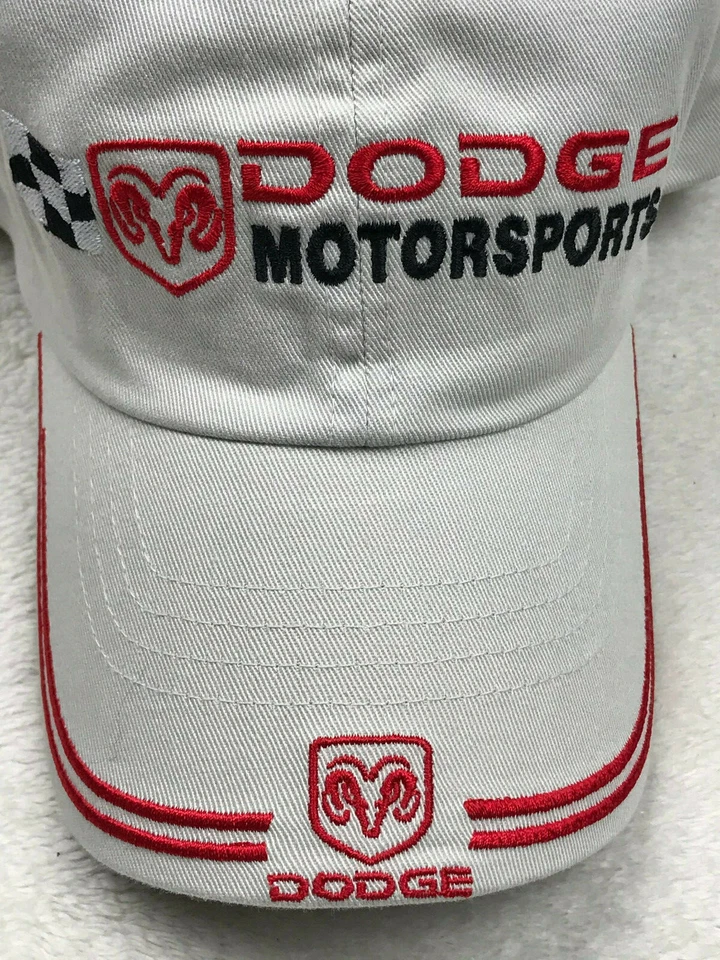 Dodge Racing Motorsports Ram Bordado Béisbol Golf Sombrero Masilla Ajustable NUEVO Foto 2 de 4