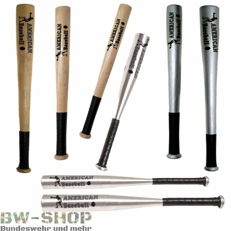 AMERICAN BASEBALLSCHLÄGER NEU HOLZ & ALU 18, 26, 30, 32 ZOLL BASEBALL SCHLÄGER - Bild 1 von 1