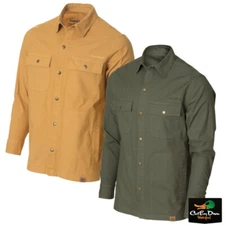NEW BANDED CASUAL GEAR CANVAS CAMP SHIRT JACKET
