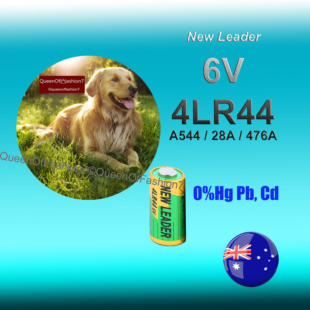 2 x 4LR44 6V A544 28A 476A PX28L Alkaline Battery for Anti Dog Barking