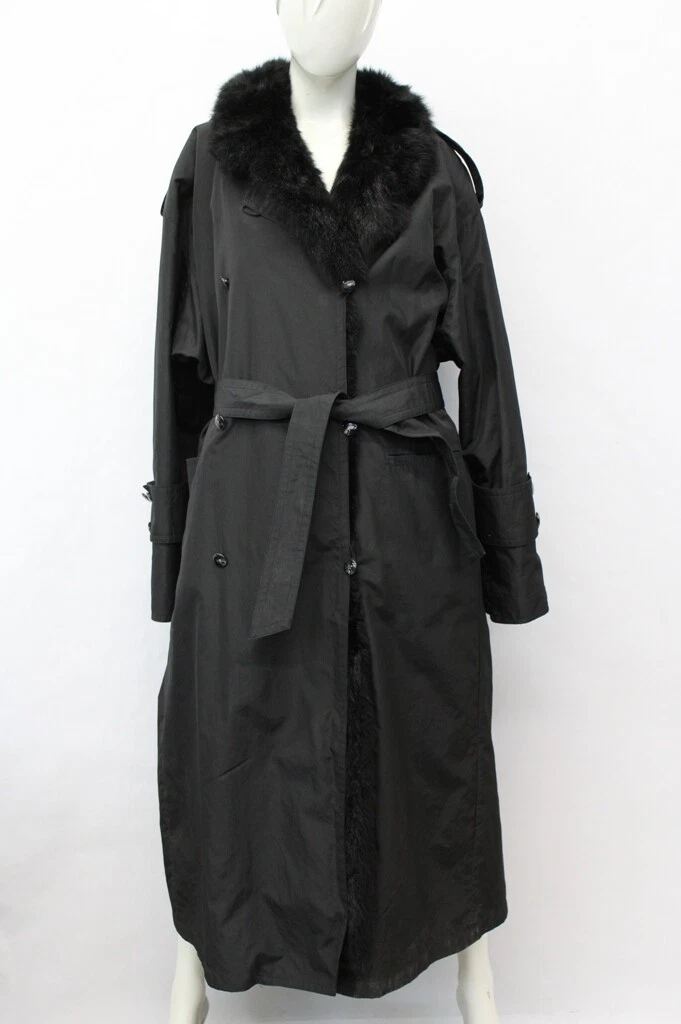 Fur Lined Raincoat Women