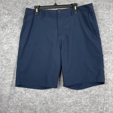 Hurley 36 x 9" Navy Blue Ployester Comfort Mens Hybrid Golf Casual Shorts