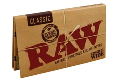 RAW Classic Single Wide Rolling Papers  (2 Booklets) MIX & MATCH