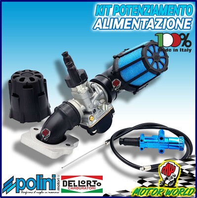 KIT POTENZIAMENTO CARBURATORE COLLETTORE FILTRO POLINI PIAGGIO
