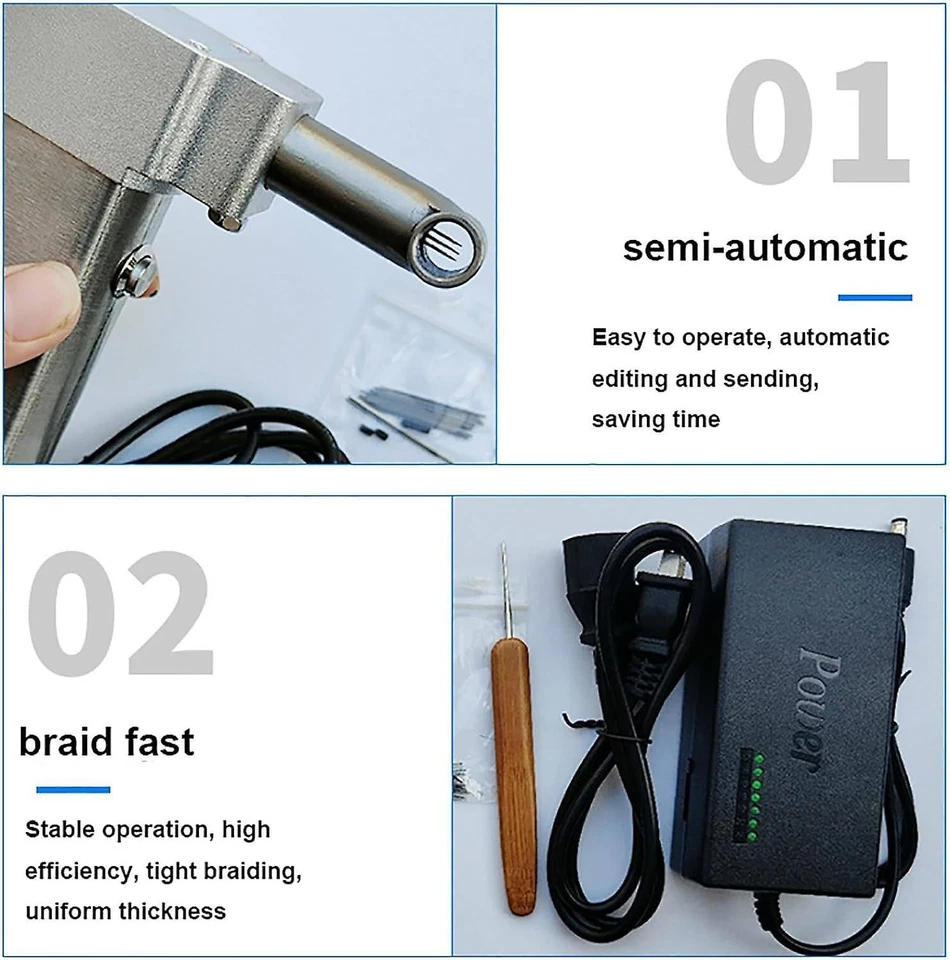 Mini Portable Dreadlock Manufacturer 6-16mm, Portable Making Machine - image 3 of 4