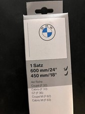 Genuine BMW F32 4-Series Front Windshield Wiper Blade Set NEW OEM F33 F82 F36