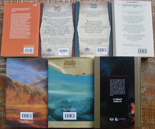 Lotto Dragonlance 6 libri fantasy draghi gemelli Margaret Weis Tracy Hickman D&D - Foto 4 di 4
