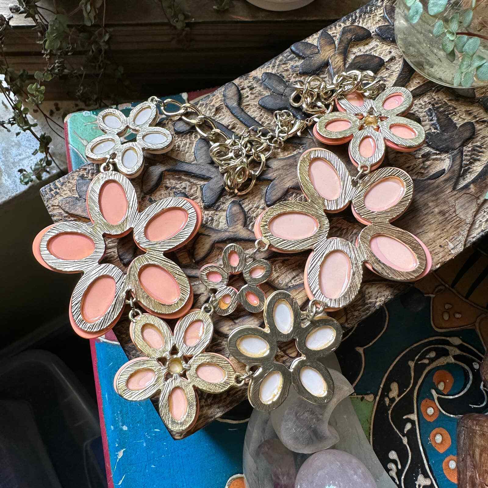 Flower Power Statement Necklace - image 6