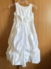 White Communion Party Flower girl dress size 4