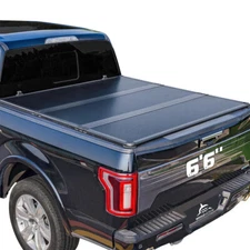 6.5FT Hard Tri-Fold Bed Tonneau Cover For 2004-2014 Ford F150 F-150 Truck Black