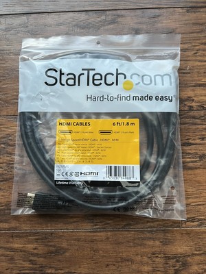 HDMI 6ft Cable by Star Tech High Speed Ultra HD 4k x 2k - HDMM6 - New!