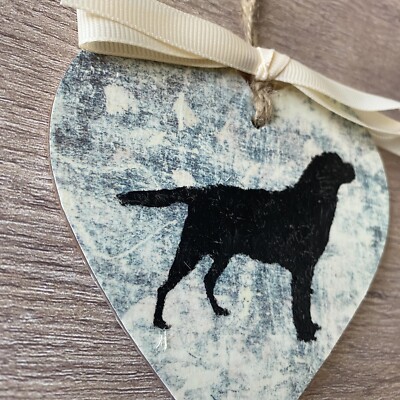 Labrador Heart, Dog Sign Plaque Pet Gift Puppy Labrador Gifts