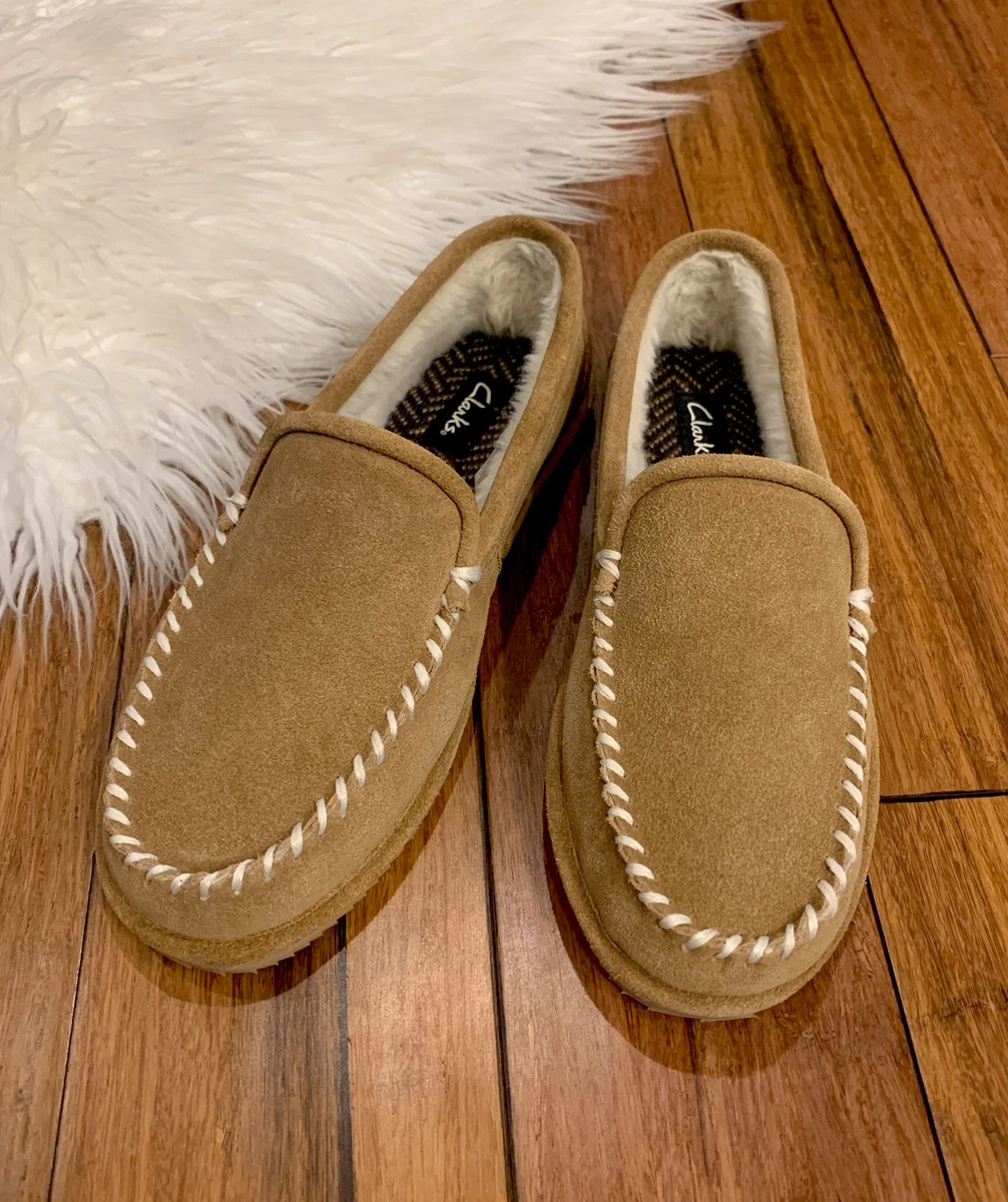 Clark moccasin slippers new arrivals