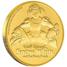 Goldm&uuml;nze Schneewittchen 80 Jahre Disney&trade; 2017 - Niue - 1/4 Oz PP