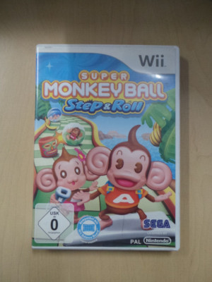 Super Monkey Ball: Step & Roll (Nintendo Wii, 2010) CD Gut USK 0