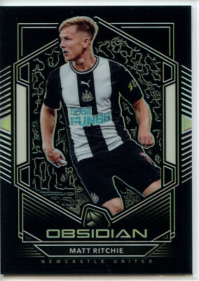 2019-20 Panini Obsidian Soccer Base #67 Matt Ritchie - Newcastle United #52/165