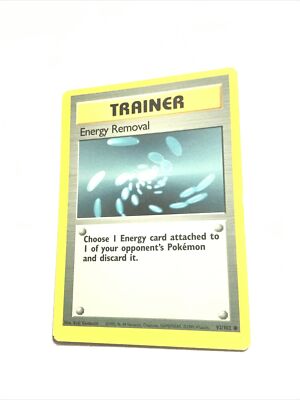 ENERGY REMOVAL - 92/102 - MISCUT ALIGNMENT DOT ERROR - Base - Pokemon ...