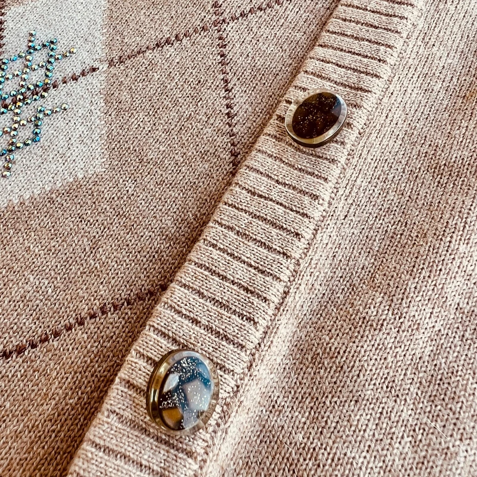 Ropa ESCADA: vintage, twinset beige, estilo dinero antiguo, elegante conjunto de dos piezas Foto 4 de 4