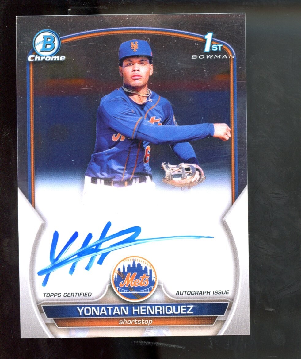2023 Bowman Chrome Prospect Auto Yonatan Henriquez #CPA-YHE