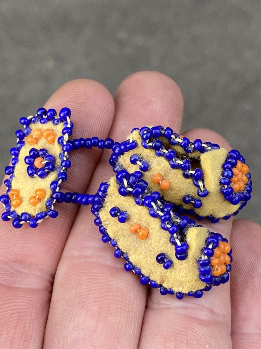 Beadwork Choctaw Indian Jewelry VINTAGE CHOCTAW INDIAN GLASS BEAD