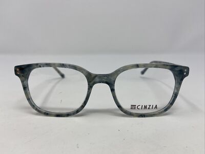 Cinzia CIN 5141 C3 50-19-140 Gray Marble Plastic Full Rim Eyeglasses Frame JV39