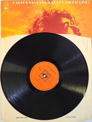 Carlos Santana & Buddy Miles! Live!  LP Album Schallplatte Prog Rock 1972 auf CBS