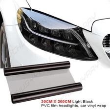 Vinyl Protection Film Smoke Tint Headlight Taillight Fog Light Sider Marker Wrap