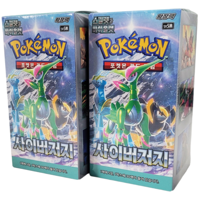 Pokemon Card Temporal Forces Booster Box Cyber Judge x2 Korean