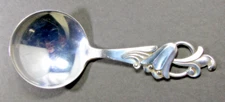 Early Thorvald Marthinsen Norway .830 Silver Tea Caddy Spoon