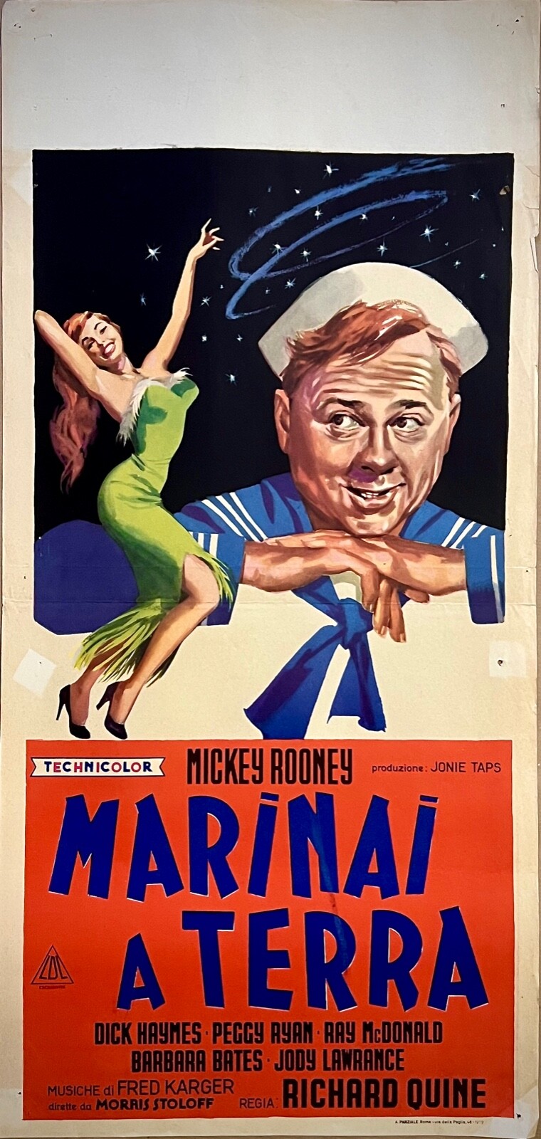 Locandina di Marinai a terra (1953)