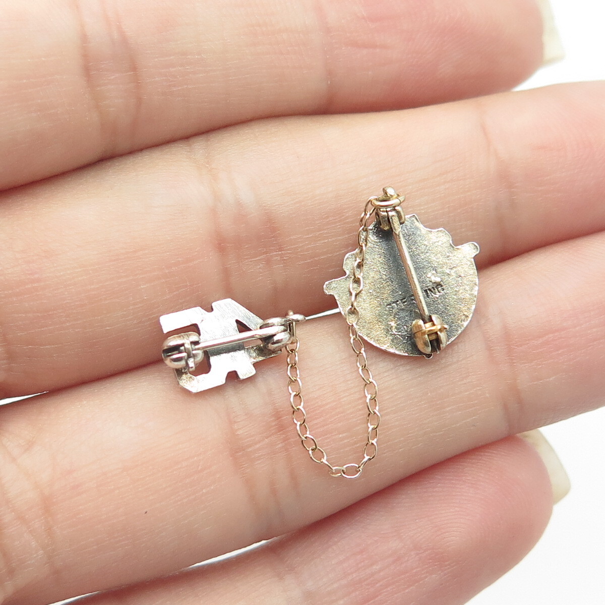 925 Sterling Silver Antique Retro 1946 